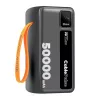 OBAL:ME CablePulse powerbank 50000mAh 22,5W fekete