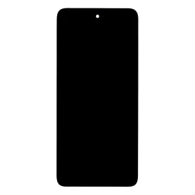   Motorola G57 Power készülékhez LCD-kijelző + érintőmodul + előlapi keret szervizcsomag fekete