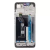 Motorola G57 Power készülékhez LCD-kijelző + érintőmodul + előlapi keret szervizcsomag fekete