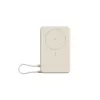 Xiaomi mágneses külső akkumulátor 10000 mAh 33W beépített USB-C kábellel és állvánnyal bézs