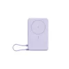 Xiaomi Magnetic külső akkumulátor 33W 10000mAh beépített USB-C kábellel és állvánnyal lila