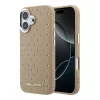 Karl Lagerfeld PU Perforated Gold Dots MagSafe tok iPhone 17 készülékhez bézs