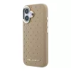 Karl Lagerfeld PU Perforated Gold Dots MagSafe tok iPhone 17 készülékhez bézs