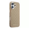 Karl Lagerfeld PU Perforated Gold Dots MagSafe tok iPhone 17 készülékhez bézs