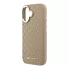Karl Lagerfeld PU Perforated Gold Dots MagSafe tok iPhone 17 készülékhez bézs