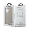 Karl Lagerfeld PU Perforated Gold Dots MagSafe tok iPhone 17 készülékhez bézs