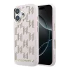 Karl Lagerfeld PU Perforated Monogram MagSafe tok iPhone 17 készülékhez rózsaszín