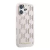 Karl Lagerfeld PU Perforated Monogram MagSafe tok iPhone 17 készülékhez rózsaszín
