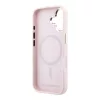Karl Lagerfeld PU Perforated Monogram MagSafe tok iPhone 17 készülékhez rózsaszín