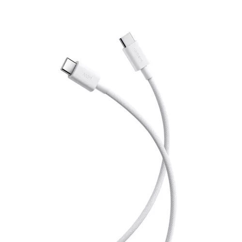 Xiaomi eredeti USB-C/USB/C fonott adatkábel 3A 1m fehér
