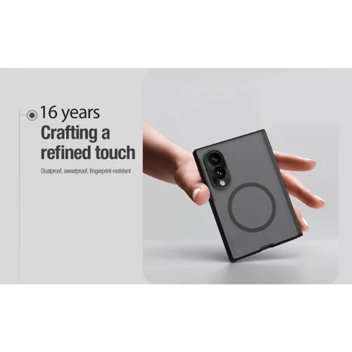 Nillkin Super Frosted FOLD mágneses hátlaptok Samsung Galaxy Z Fold 8 készülékhez átlátszó fekete