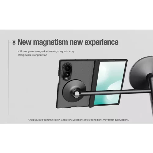 Nillkin Super Frosted FOLD mágneses hátlaptok Samsung Galaxy Z Fold 8 készülékhez átlátszó fekete