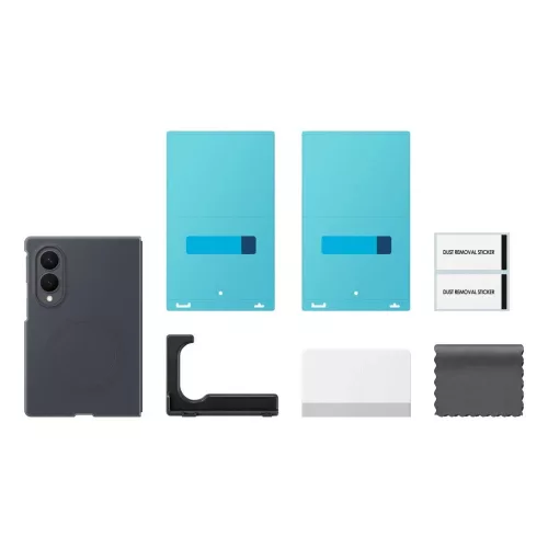 EF‒EF971CBE Samsung szilikon mágneses tok Galaxy Z Fold 8 készülékhez, grafit, sérült csomagolású