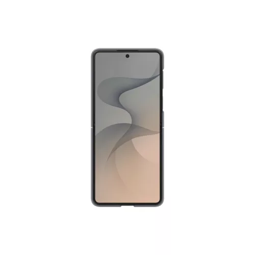 Samsung EF-EF776CBE szilikon mágneses tok gyűrűvel Galaxy Z Flip 8 készülékhez, grafit