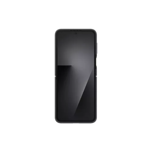 EF-PF741TBE Samsung Galaxy Z Flip 6/7 FE készülékhez szilikon tok gyűrűvel, fekete (sérült csomagolású)