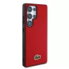Lacoste Iconic Petit Pique Woven Logo MagSafe tok Samsung Galaxy S25 Ultra készülékhez piros