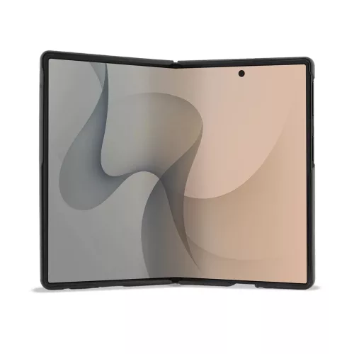 Karl Lagerfeld PU Saffiano Karl and Choupette tok Samsung Galaxy Z Fold 8 készülékhez, fekete
