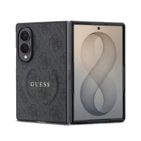   Guess PU bőr 4G mágneses tok Samsung Galaxy Z Fold 8 készülékhez fekete