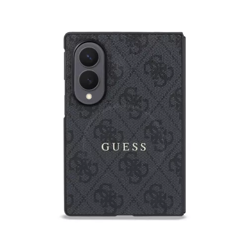 Guess PU bőr 4G mágneses tok Samsung Galaxy Z Fold 8 készülékhez fekete
