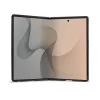 Guess PU-bőr 4G mágneses tok Samsung Galaxy Z Fold 8 készülékhez barna