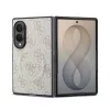 Guess PU bőr 4G Magnetic tok Samsung Galaxy Z Fold 8 készülékhez rózsaszín