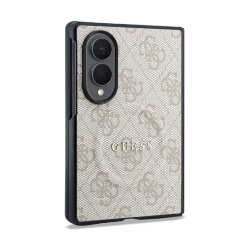 Guess PU bőr 4G Magnetic tok Samsung Galaxy Z Fold 8 készülékhez rózsaszín