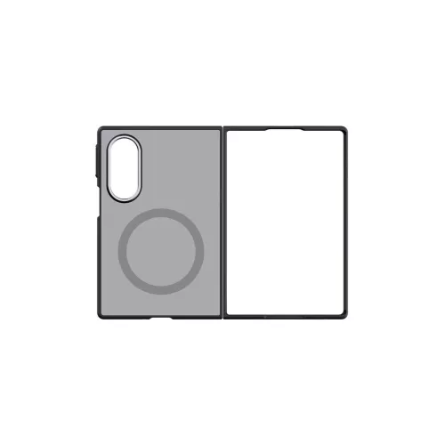 GP-FPF971HID Samsung Mirror Magnet tok Galaxy Z Fold 8 készülékhez ezüst
