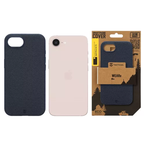Tactical MagForce WEARe tok Apple iPhone 16e/17e készülékhez kék