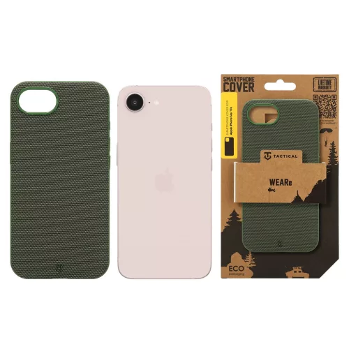 Tactical MagForce WEARe tok Apple iPhone 16e/17e készülékhez erdei zöld