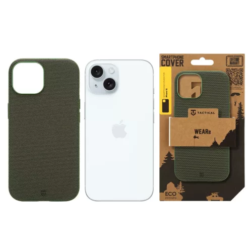 Tactical MagForce WEARe tok Apple iPhone 15 készülékhez erdei zöld