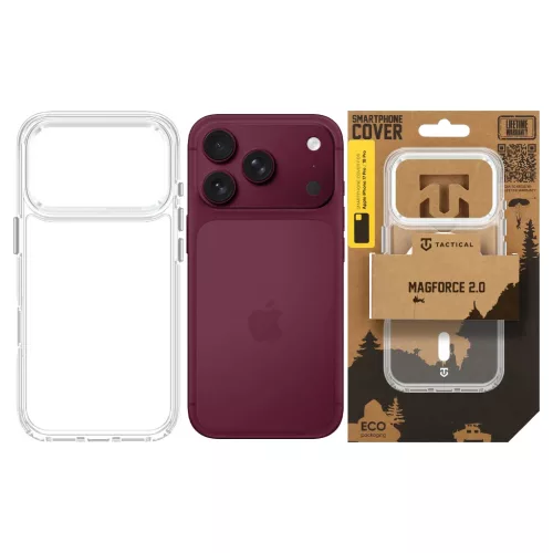 Tactical MagForce 2.0 tok Apple iPhone 17 Pro/18 Pro készülékhez, ezüst