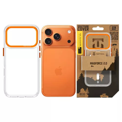 Tactical MagForce 2.0 tok Apple iPhone 17 Pro/18 Pro készülékhez narancssárga