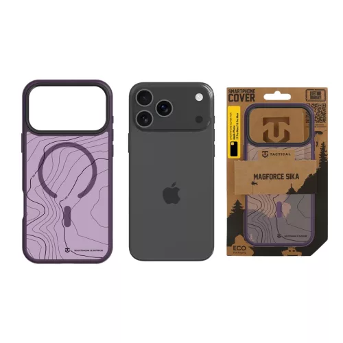 Tactical MagForce Hyperstealth Sika tok Apple iPhone 17 Pro Max/18 Pro Max készülékhez bordó füst