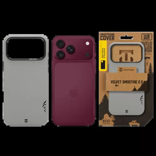 Tactical MagForce Velvet Smoothie 2.0 tok Apple iPhone 17 Pro/18 Pro készülékhez füstszínű