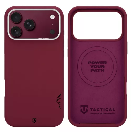 Tactical MagForce Velvet Smoothie 2.0 tok Apple iPhone 17 Pro/18 Pro készülékhez bordó