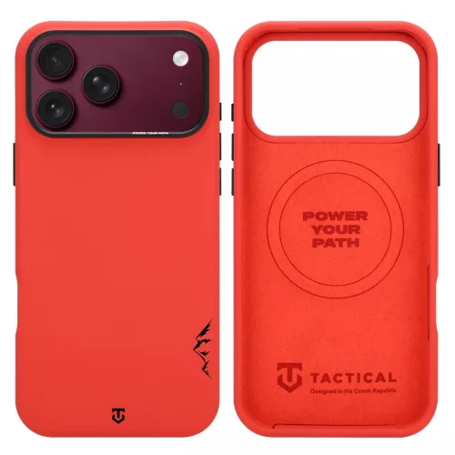 Tactical MagForce Velvet Smoothie 2.0 tok Apple iPhone 17 Pro/18 Pro készülékekhez piros