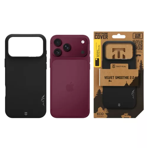 Tactical MagForce Velvet Smoothie 2.0 tok Apple iPhone 17 Pro Max/18 Pro Max készülékhez aszfalt