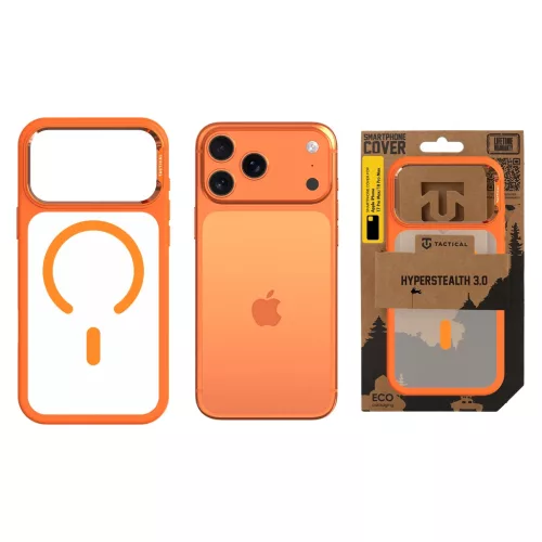 Tactical MagForce Hyperstealth 3.0 tok Apple iPhone 17 Pro Max és 18 Pro Max készülékhez narancssárga
