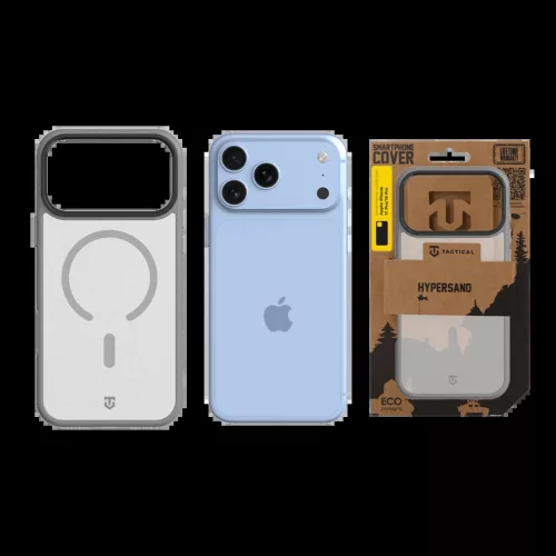 Tactical MagForce Hypersand tok Apple iPhone 17 Pro/18 Pro készülékhez világosszürke