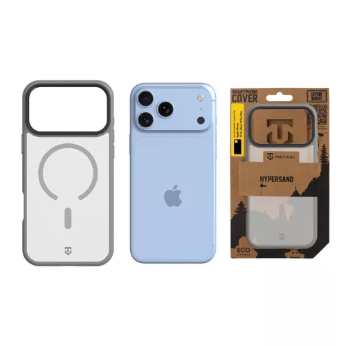Tactical MagForce Hypersand tok Apple iPhone 17 Pro Max/18 Pro Max készülékhez világosszürke