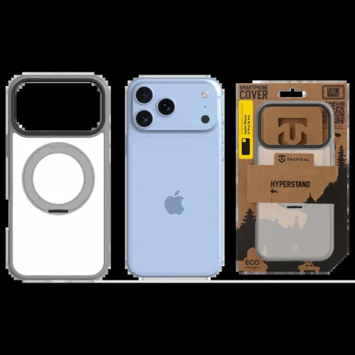 Tactical MagForce Hyperstand tok Apple iPhone 17 Pro/18 Pro készülékhez világosszürke