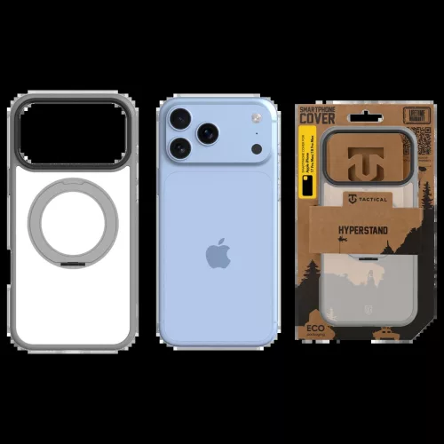 Tactical MagForce Hyperstand tok Apple iPhone 17 Pro Max/18 Pro Max készülékhez, világosszürke