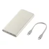 EB-P3401XUE Samsung FastCharge külső akkumulátor 2× USB-C 25W 10000mAh bézs