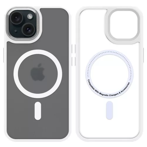 Tactical MagForce Hyperstealth 3.0 tok Apple iPhone 15 készülékhez hófehér