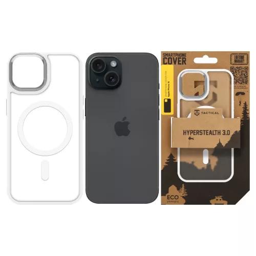 Tactical MagForce Hyperstealth 3.0 tok Apple iPhone 15 készülékhez hófehér