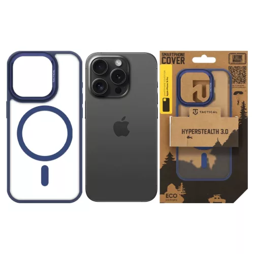Tactical MagForce Hyperstealth 3.0 tok Apple iPhone 15 Pro készülékhez mélykék