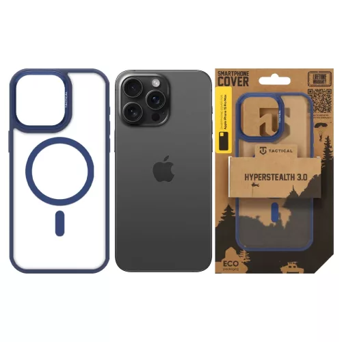 Tactical MagForce Hyperstealth 3.0 tok Apple iPhone 15 Pro Max készülékhez mélykék
