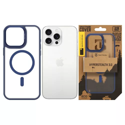 Tactical MagForce Hyperstealth 3.0 tok Apple iPhone 16 Pro Max készülékhez mélykék