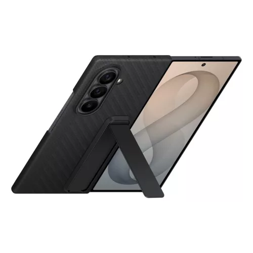 EF-XF976SBE Samsung Carbon állványtok Galaxy Z Fold 8 Ultra készülékhez, fekete (sérült csomagolás)