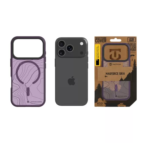 Tactical MagForce Hyperstealth Sika tok Apple iPhone 17 Pro/18 Pro készülékhez bordó füst